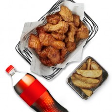 [교촌치킨] 반반오리지날웨지감자세트